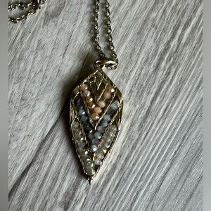 Art Deco Arrow Shaped Necklace
